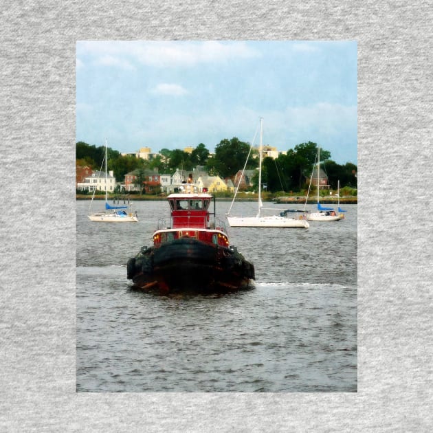 Norfolk VA - Tugboat Bow by SusanSavad